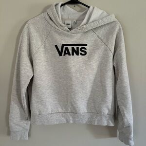 Cropped Vans Hooded Sweatshirt women’s size XS